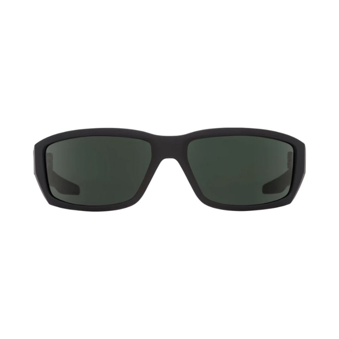 Spy Dirty Mo Sunglasses- SOSI Matte Black Happy Gray Green Polar