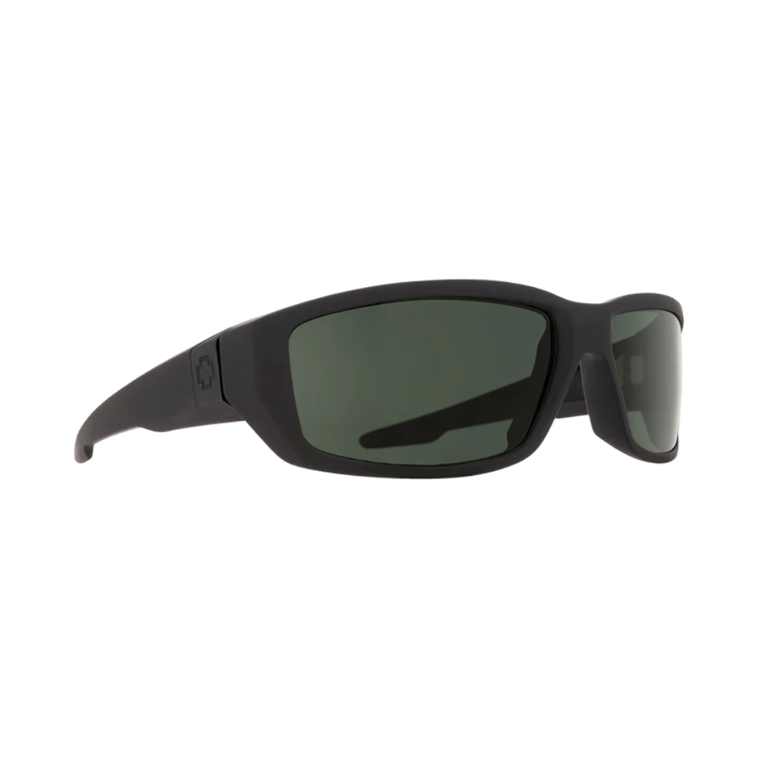 Spy Dirty Mo Sunglasses- SOSI Matte Black Happy Gray Green Polar