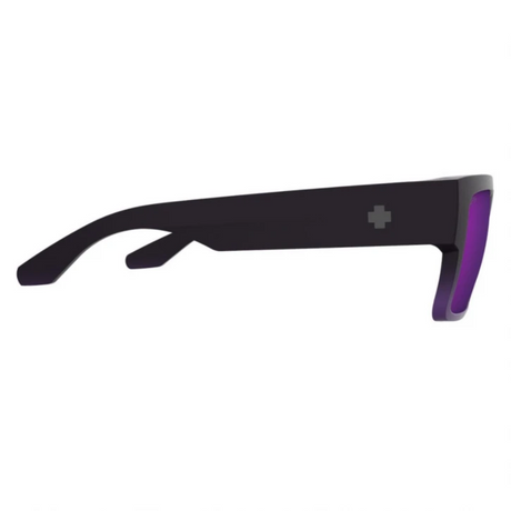 Spy Cyrus Sunglasses - Soft Matte Purple Fade Happy Gray Green Dark Purple Mirror