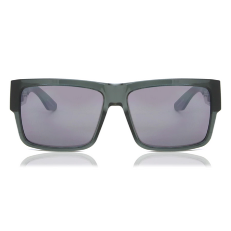 Spy Cyrus Sunglasses - Translucent Gunmetal - Happy Gray Gunmetal Spectra Mirror