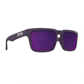 Spy Spy Helm - Matte Plum Happy Gray Green Dark Purple Mirror Mens Sunglasses Lifestyle
