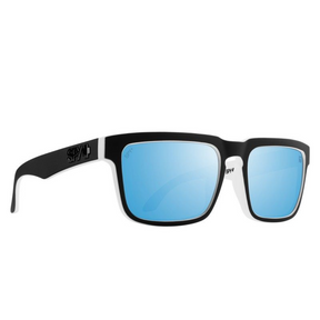 Spy Spy Helm - Whitewall - Happy Boost Polar Ice Blue Mirror Mens Sunglasses Polarized
