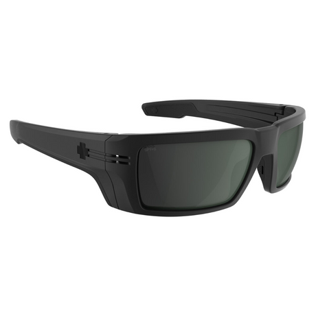 Spy Rebar Men's Sunglasses - ANSI Matte Black Happy Gray Green