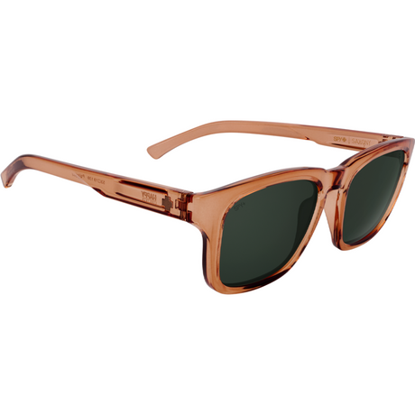 Spy Saxony Zach Miller Sunglasses - Translucent Burnt Orange - Happy Gray Green Polar