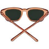 Spy Saxony Zach Miller Sunglasses - Translucent Burnt Orange - Happy Gray Green Polar