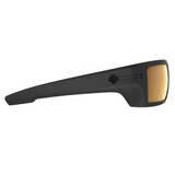 Spy Rebar Men's Sunglasses - ANSI Matte Black Happy Bronze Gold Mirror