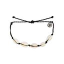Pura Vida Pura Vida Knotted Cowries Bracelet Black OS Jewelry