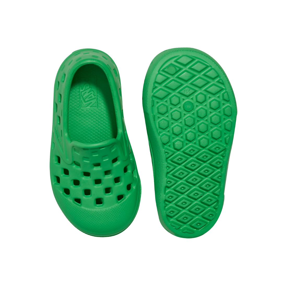 Vans Toddler Slip On TRK Shoes - Poison Green