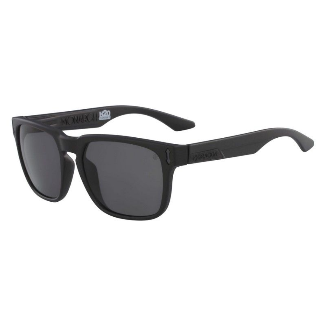 Dragon Monarch LL H2O Men's Polarized Sunglasses - Smoke/Matte Black/ Polarized