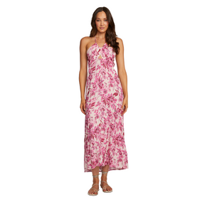 Saltwater Luxe Saltwater Luxe Lilia Midi Dress Prism Dye XS Womens Long Dresses