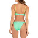Hurley Hurley Women's Solid Scrunch Moderate Tie Side Bottoms Seafoam S Womens Bikini Bottoms
