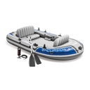 Intex Intex Excursion 4 Inflatable Boat Set - 4 Person Blue 1SZ Inflatable Boats