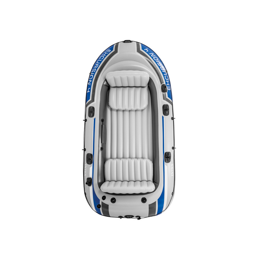 Intex Intex Excursion 4 Inflatable Boat Set - 4 Person Blue 1SZ Inflatable Boats