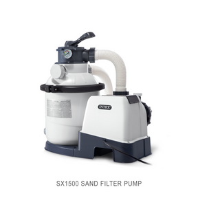 Intex Intex Krystal Clear™ Sand Filter Pump - 1500 GPH White OS Pool Accessories