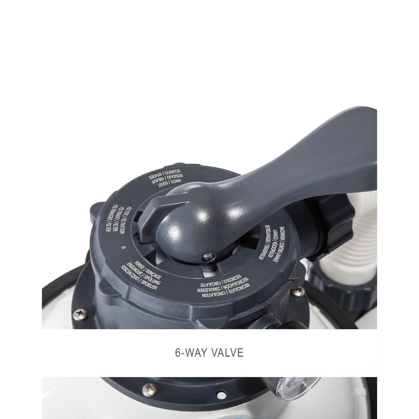 Intex Intex Krystal Clear™ Sand Filter Pump - 1500 GPH White OS Pool Accessories