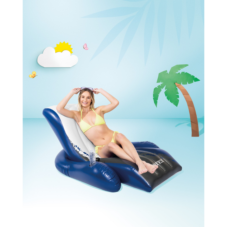 Fauteuil inclinable flottant gonflable Intex pour lac