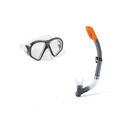 Intex Intex Reef Rider Swim Mask and Snorkel Set Black OS Swim Goggle & Mask Accessories