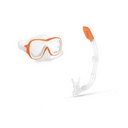 Intex Intex Wave Rider Swim Mask and Snorkel Set Orange OS Swim Goggle & Mask Accessories