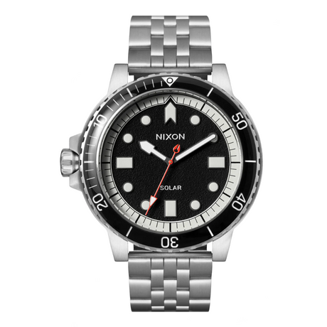 Nixon Men's Stinger 44 Watch - Silver/Black/White