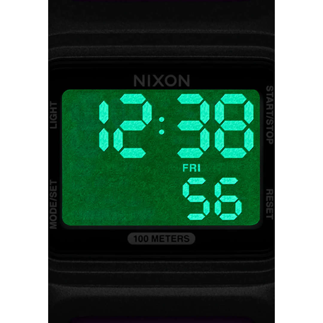 Nixon Unisex Ripper Watch - Black/Purple