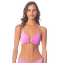 Maaji Maaji Women's Fondant Pink Bia Top Pink S Womens Bikini Tops