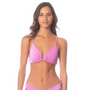 Maaji Maaji Women's Fondant Pink Bia Top Pink S Womens Bikini Tops