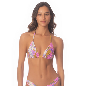 Maaji Maaji Women's Pink Fiore Alana Top Pink S Womens Bikini Tops