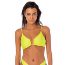 Maaji Maaji Women's Lime Green Bia Top Green S Womens Bikini Tops