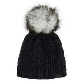 The North Face The North Face Women's Oh Mega Fur Pom Lined Beanie TNF Black OS Womens Toques