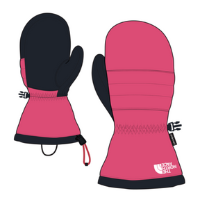 The North Face The North Face Kids' Montana Ski Mitt Radiant Poppy XXS Youth Girls Mitts
