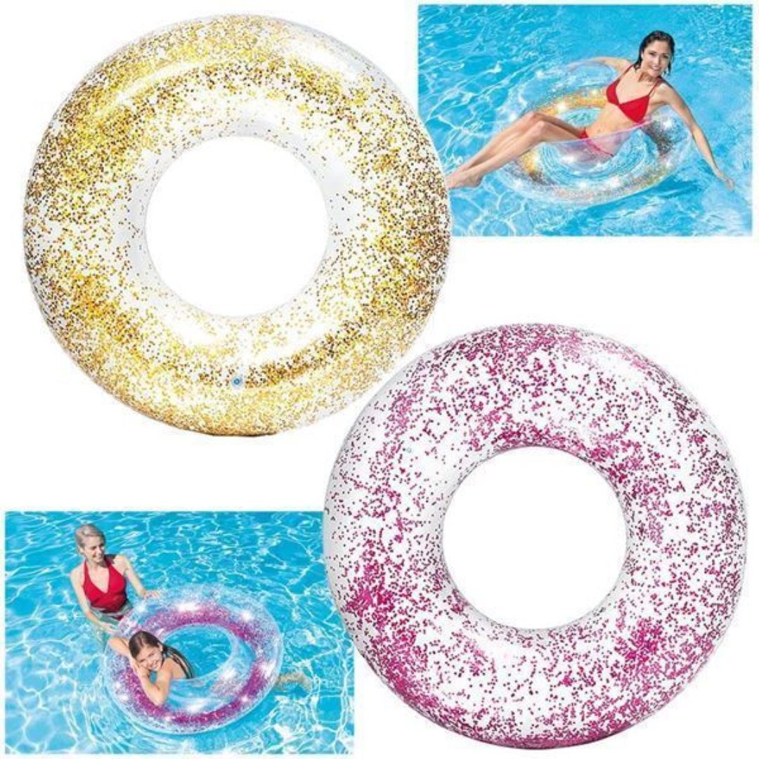 Intex Glitter Tube Inflatable Floatie