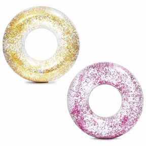 Intex Intex Glitter Tube Inflatable Floatie Pink OS Inflatable Tubes
