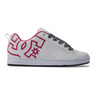 DC Court Graffik Womens Skate Shoes - White/Pink/Battleship