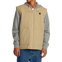 RVCA RVCA Men's Grant Puffer Khaki M Mens Full Zip Hoodies