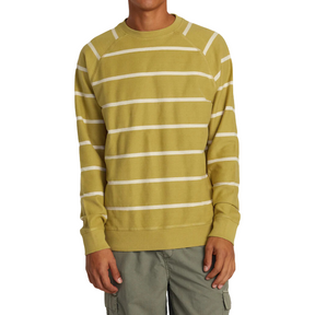 RVCA RVCA Men's Vacancy Crew Ochre M Mens Crew Sweatshirt