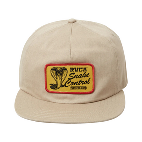 RVCA RVCA Men's Cobra Services Snapback Khaki 1SZ Mens Hats Flat Brim