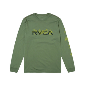 RVCA RVCA Men's Desertscape Long Sleeve Jade M Mens Long Sleeve T-Shirts