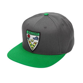 Volcom Volcom Men's Fergadelic Adjustable Hat Dark Grey O/S Mens Hats Flat Brim