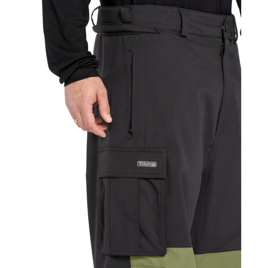 Volcom Men's NWRK Baggy Pant Snow Pants - Black