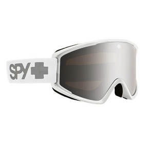 Spy Spy Crusher Elite Matte White- Bronze Silver Mirror Mens Goggles Complete