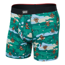 Calzoncillos bóxer Saxx Vibe XTRA para hombre - Holiday Par/Tee/Verde