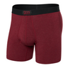 Saxx Men's Ultra Soft Boxer Brief Fly - Tibetan Red Heather