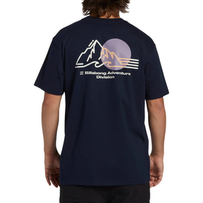 Billabong Billabong Men's Sunset SS Tee Navy S Mens T-Shirts
