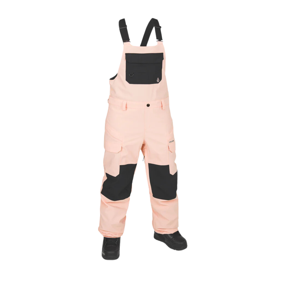 Volcom Women's Creston 3D Stretch Overall Bibs - Coral Haze