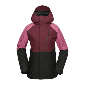 Volcom Volcom Women's V.CO Aris Insulated Gore-Tex Jacket - Burgundy Burgundy S Womens Gore-Tex Jackets