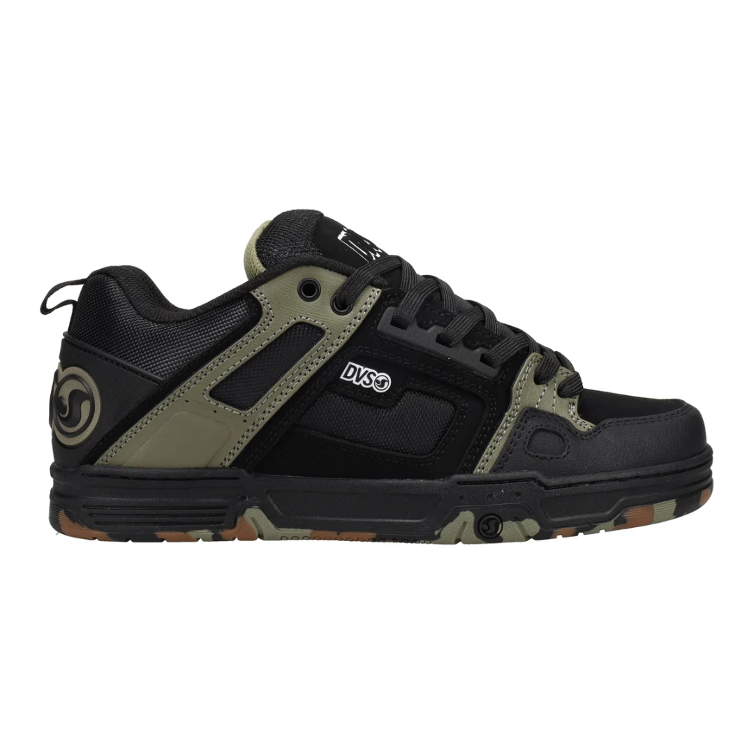 DVS Comanche Mens Skate Shoes - OLIVE BLACK CAMO LEATHER