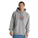 Vans Vans Men's Fish Loose Pullover Cement Heather S Mens Pullover Hoodies