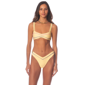Maaji Maaji Women's Panacota Headhunter Top Yellow S Womens Bikini Tops