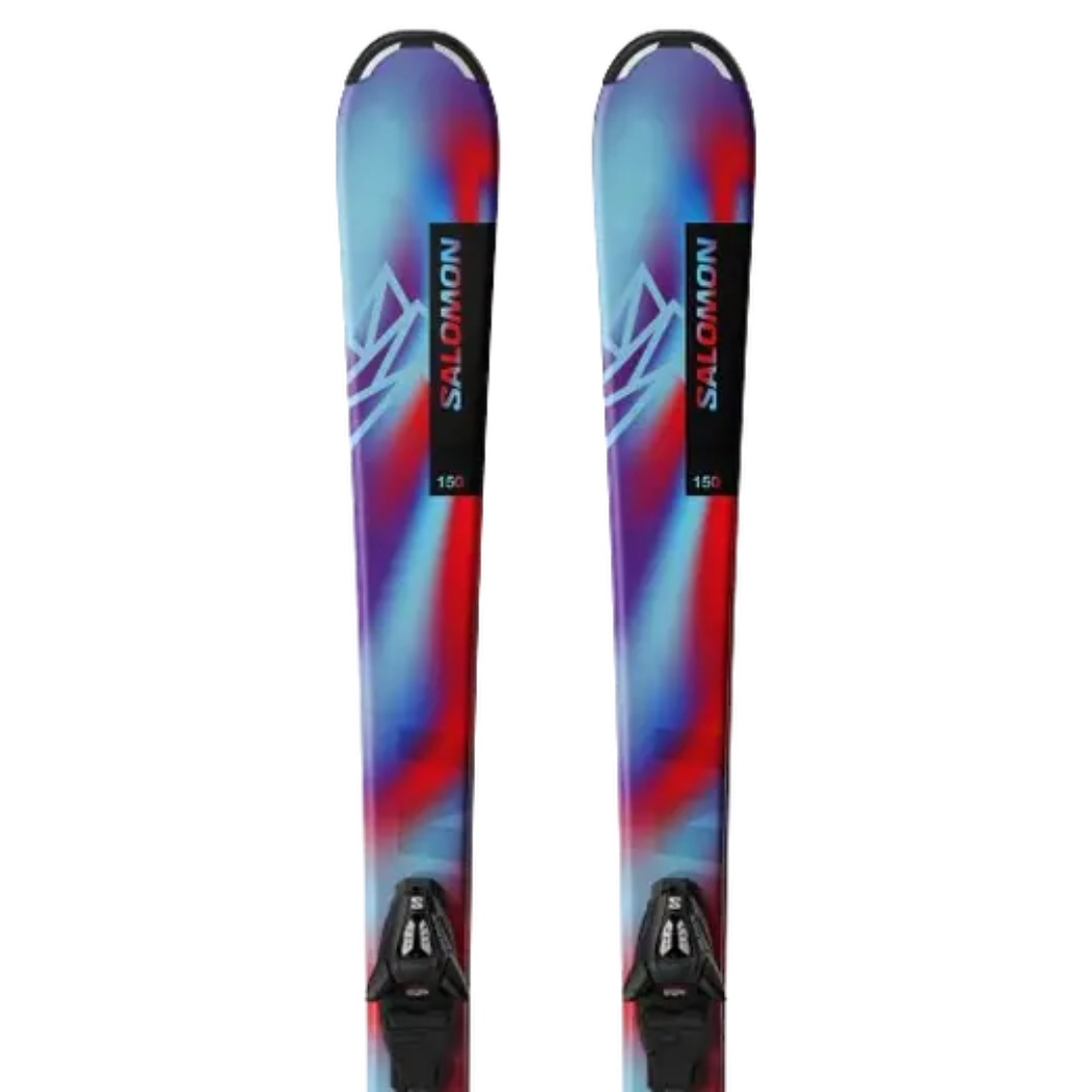 Salomon L QST Jr S + C5 GW J75 P Ski Set