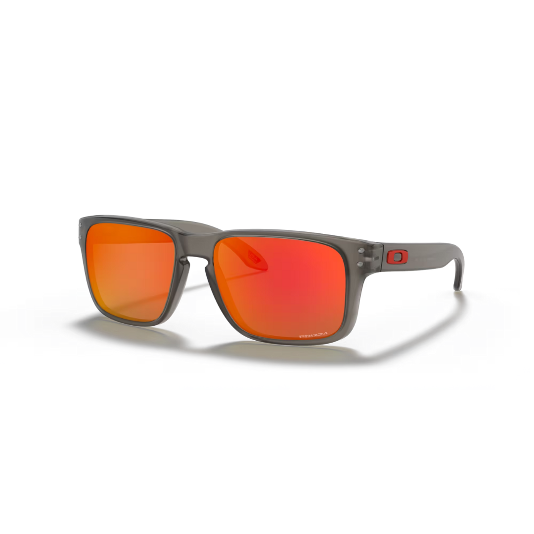 Oakley Holbrook XS Prizm Youth Sunglasses - PRIZM Ruby, Matte Grey Ink